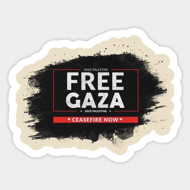 Free Gaza & Save Gaza Sticker by IKAT